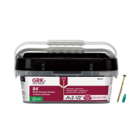 GRK Fasteners R4 No. 9 in. X 2-1/2 in. L Star Flat Head W-Cut Multi-Purpose Screws