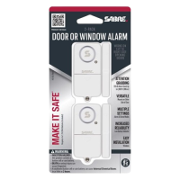 Sabre Battery Powered Indoor White Door Alarm