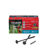 FastenMaster Headlok 4.5 in. L Torx Ttap T30 Coarse Structural Wood Screws 50 pk