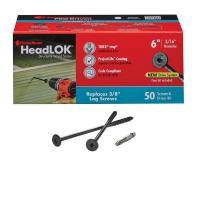 FastenMaster Headlok 6 in. L Torx Ttap T30 Coarse Structural Wood Screws