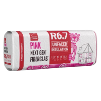 Owens Corning 6.7 Unfaced Fiberglass Insulation Roll 5.33 sq ft
