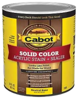 Cabot Decking Stain Low-Luster Neutral Base 1 qt