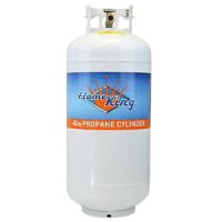 Flame King LP Cylinder with OPD Steel 40 LB Tank