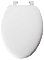 Bemis Elongated Toilet Seat, White