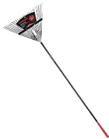 Razor-Back Leaf Rake 24-Tine Fiber Glass Handle 54 in.