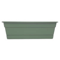 Window Box 5.75 in. H X 24 in. W X 7.5 in. D Plastic Basil