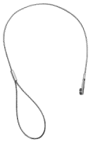 National Hardware Gate Latch Cable, Stainless Steel