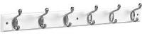 National Hardware Hook Rail, Wall Mounting-White