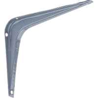 National Hardware Shelf Bracket, 100 lb, 6 in L, Steel
