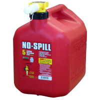 NO SPILL PLASTIC GAS CAN 5 GALLON