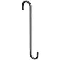 National Hardware Large S-Hook 2-1/4 in L, 8 in H Black