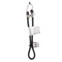 Keeper Heavy-Duty Bungee Cord, 24 in L, Rubber Hook End