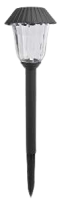 Solar Stake Light Plastic/Glass 4 Pack