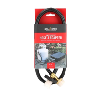 Grill Mark Plastic Gas Line Hose and Adapter Universal
