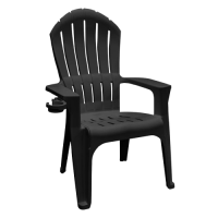 Big Easy Black Resin Frame Adirondack Chair