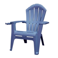 RealComfort Deluxe Bluestone Resin Frame Adirondack Chair