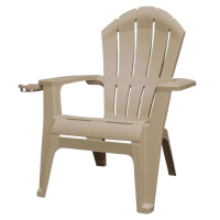 RealComfort Deluxe Biscuit Resin Frame Adirondack Chair