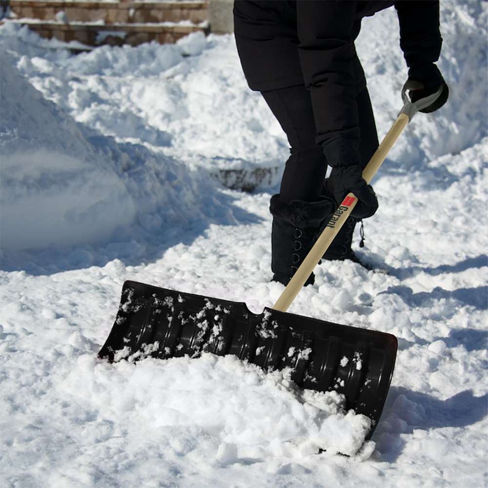 shoveling snow