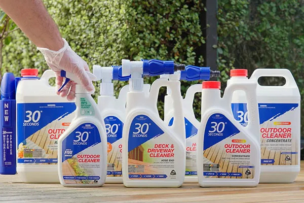 30 second outdoor cleaner
