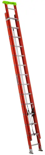 L-3022-XXPT, 32-Foot Fiberglass Extension Ladder, Type IA, 300-pound Load Capacity, L-3022-32PT