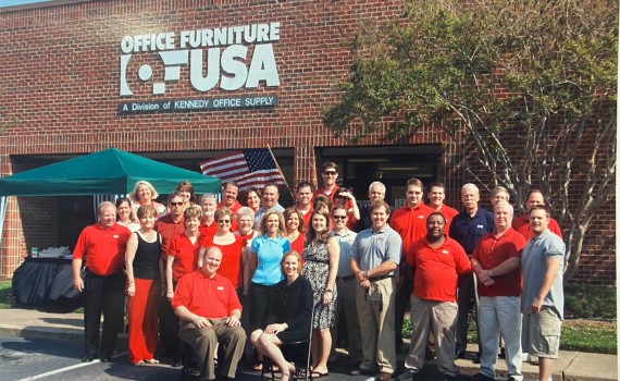 Kennedy team with building — 2000s