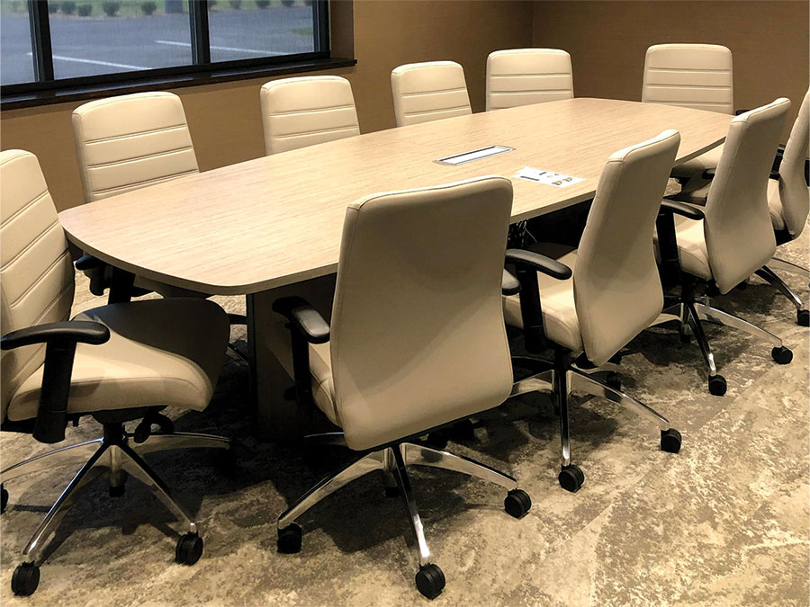 Modern workplace furniture project supported by Kennedy Office