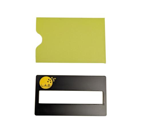 L.A.B. Easy Signature guide in Black/Yellow | 3.49 in x 2 in