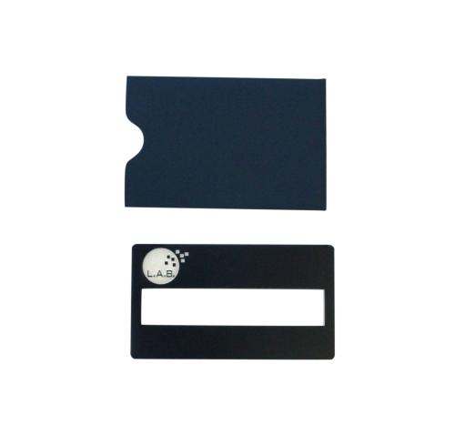 L.A.B. Easy Signature guide in Patriot Blue/White | 3.49 in x 2 in
