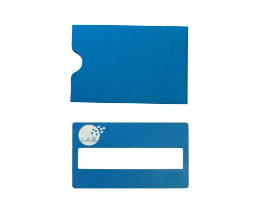 L.A.B. Easy Signature guide in Light Blue/White | 3.49 in x 2 in