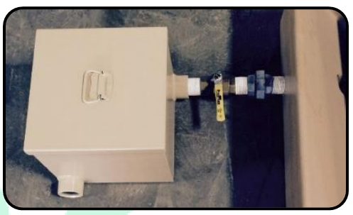 4235-00-LAB-7802 - Replacement filter box with plumbing kit and 1 additional pad. Includes box of 12 padsThis filter box kit is designed to provide safe, compliant removal of oil and fuel contaminants from containment systems. Each kit includes a durable steel-constructed filter box with a secure steel lid, along with a high-quality bronze ball valve for reliable flow control. The ball valve is installed between the sump wall and the filter box, ensuring proper regulation during operation.The filter box is engineered to accommodate a hydrophobic, hydrocarbon-oleophilic filter pad, allowing it to effectively capture oily sheens and tramp oils while letting clean water pass through. This design supports environmental compliance by ensuring that fuel and oil spills are properly managed within the containment sump berm, as required by regulations.Ideal for industrial and environmental applications, this system helps safely remove surface contaminants from rainwater before discharge, improving both safety and environmental protection.