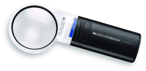 LV-1511-2 - Mobilux LED Hand-held Magnifier-3x/12D Round