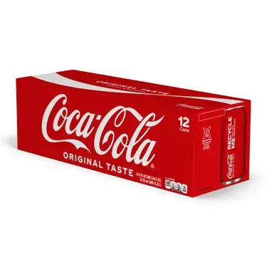 Coca-Cola, 12 oz cans, 12 pk, 2 ct