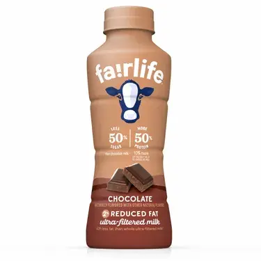 Fairlife Milk 2% Chocolate, 14 oz bottles, 12 loose