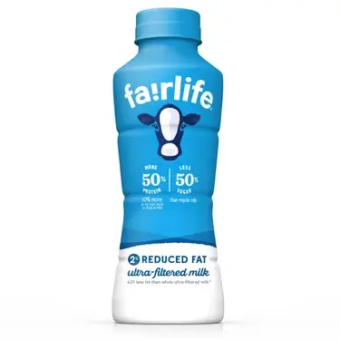 Fairlife Milk 2% Reduced Fat, 14 oz bottles, 12 loose