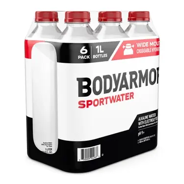 Bodyarmor Sportwater, 1 ltr bottles, 6 pk, 2 ct