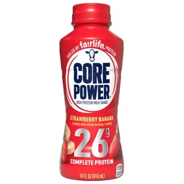 Core Power Protein Strawberry Banana 26G, 14 oz bottles, 12 loose