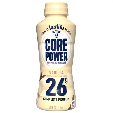 Core Power Protein Vanilla 26G, 14 oz bottles, 12 loose