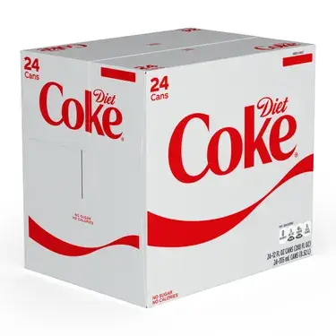 Diet Coke, 12 oz cans, 24 pk