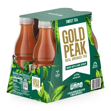 Gold Peak Sweetened Black Tea, 16.9 oz bottles, 6 pk, 4 ct
