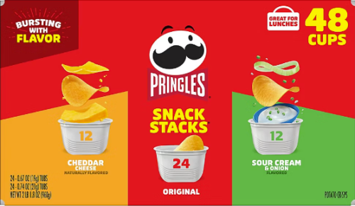 Pringles Snack Stack Variety, 48/CS