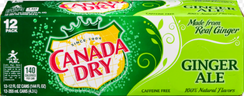 Ginger Ale, 12oz., 24/CS