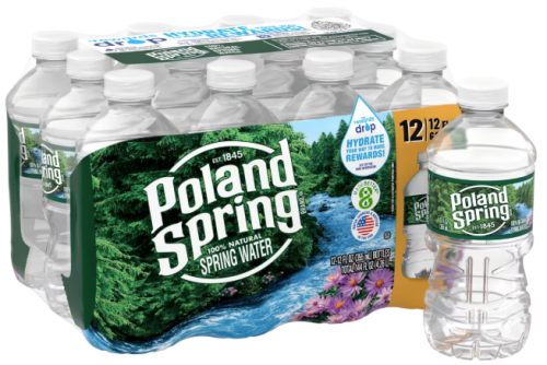 Poland Spring Water, 12 fl.oz., 12/CS