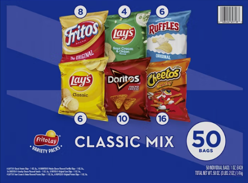 Frito Lay Classic Variety, 1oz., 50/CT