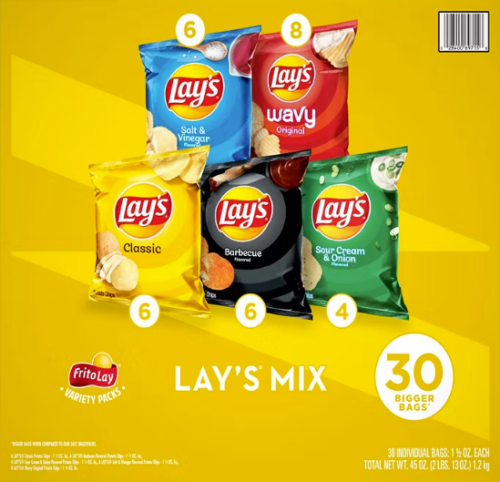 Frito Lay Potato Chip Variety, 1.5oz., 30/CT