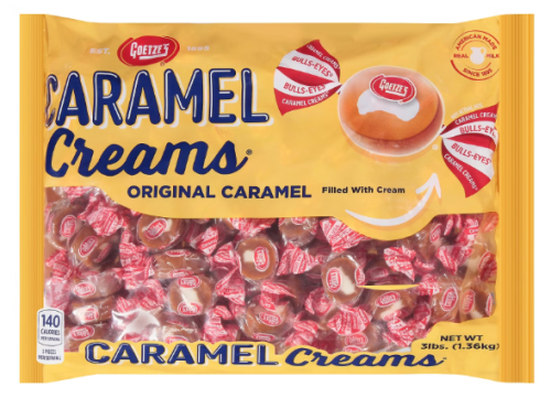 Goetze's Caramel Creams Candy, 3 lbs.