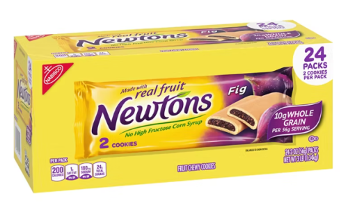 Newtons Fig Bars Soft Fruit Chewy Cookies, 24 pk./2 oz.