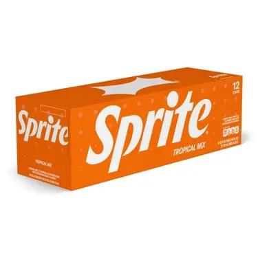 Sprite Tropical Mix, 12 oz cans, 12 pk, 2 ct