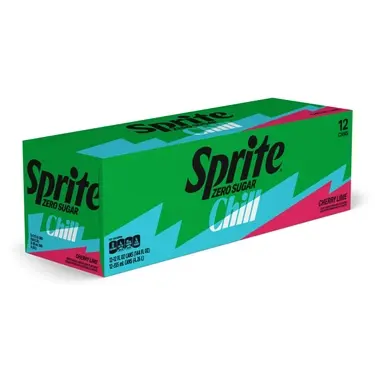 Sprite Zero Sugar Chill, 12 oz cans, 12 pk, 2 ct