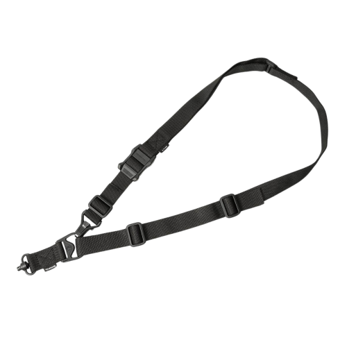 Magpul MAG515BLK MS3 Single QD Sling GEN2 Black Nylon 48"-60" OAL Adjustable One-Two Point Rifle