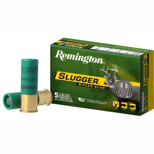 Remington 20300 Slugger Rifled Slugs 12 GA  2-3/4 in  1oz  1560 fps  5 Rnd per Box